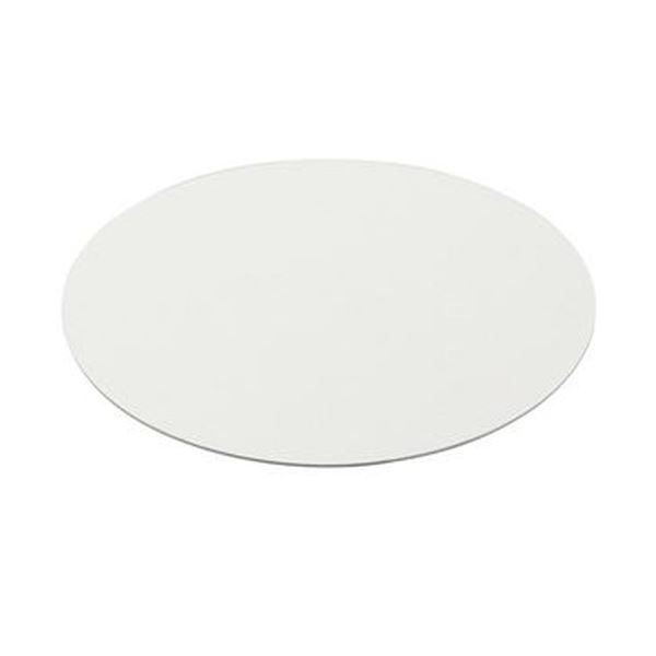 （まとめ）TANOSEE ペーパーコースター無地（丸）厚さ1mm 1パック（100枚）[x20]