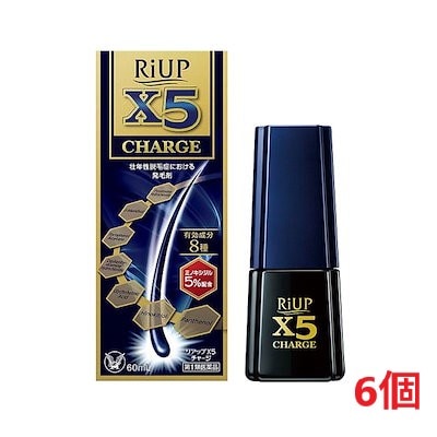 【６個セット】　リアップX5チャージ　(60mL)　【第1類医薬品】　4987306058040