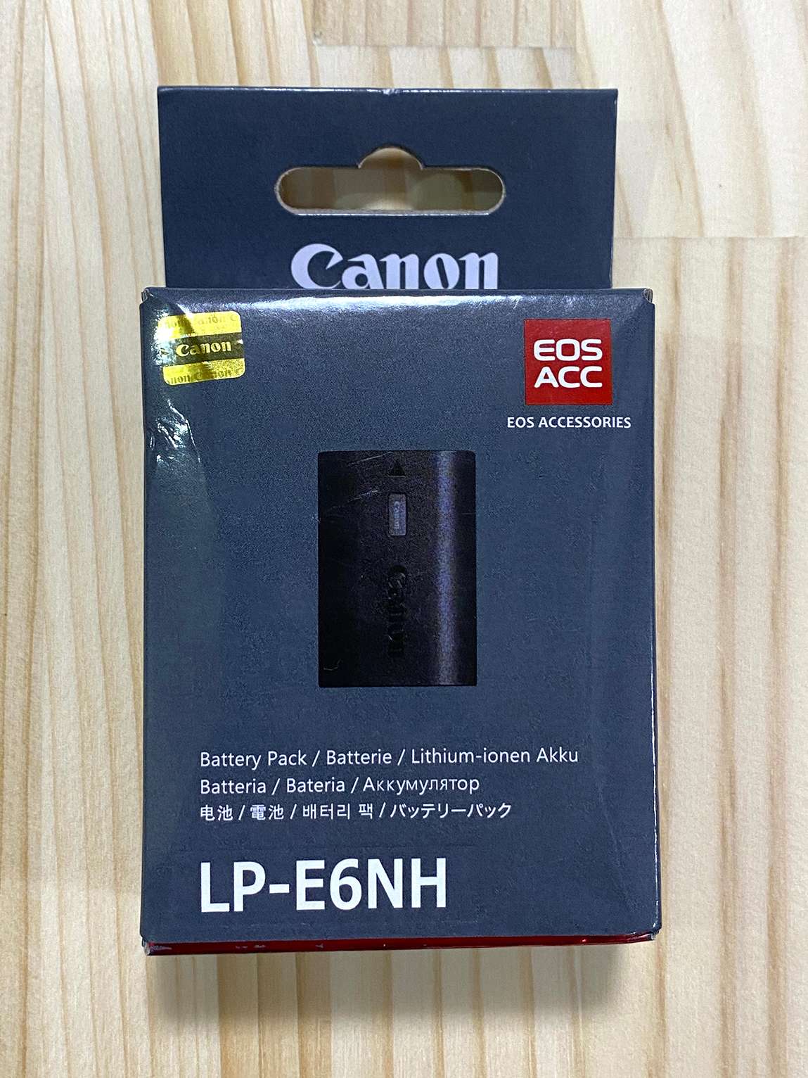 【新品】キヤノン Canon バッテリーパック LP-E6NH
