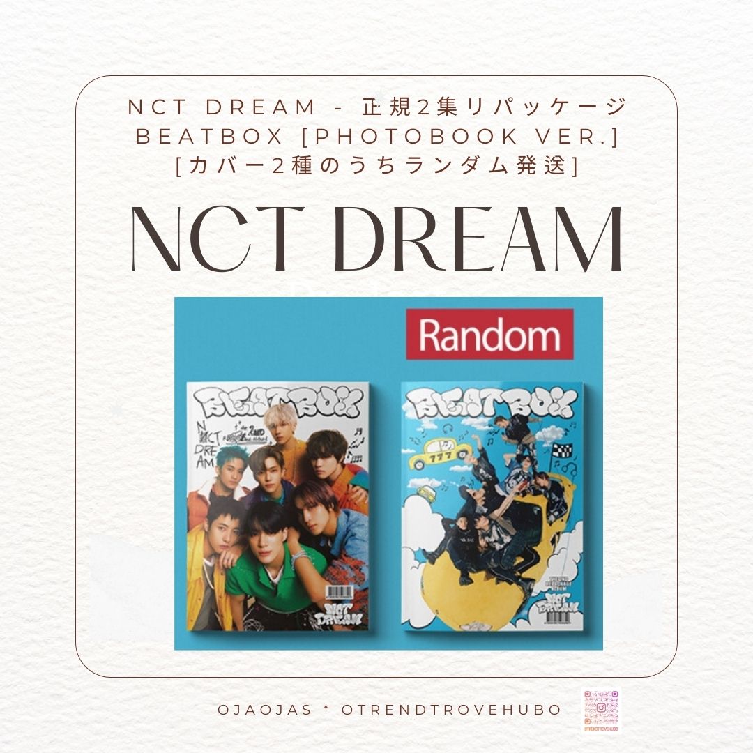 [NCT DREAM]正規2集リパッケージBeatbox [Photobook Ver.] [カバー2種のうちランダム発送]