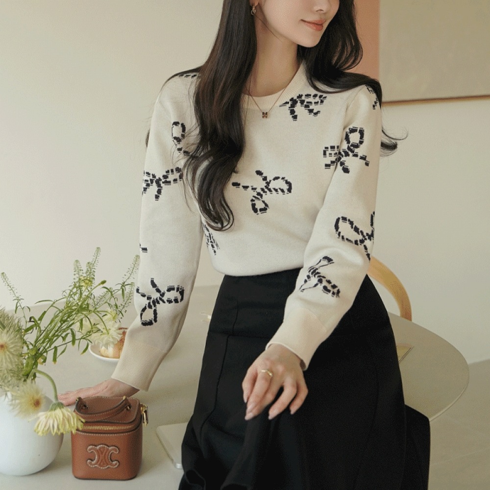 クリック＆ファニーリファインドリボンニット 6,779円