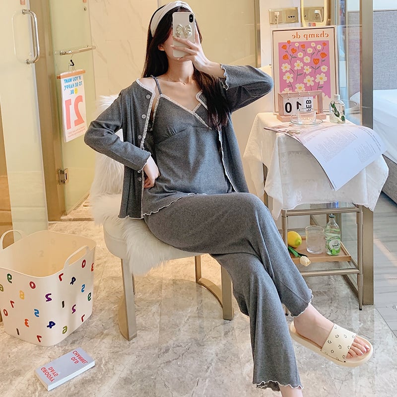 3color レディース ルームウェア 部屋着 寝巻 ナイトウェア リラックスウェア キャミソール