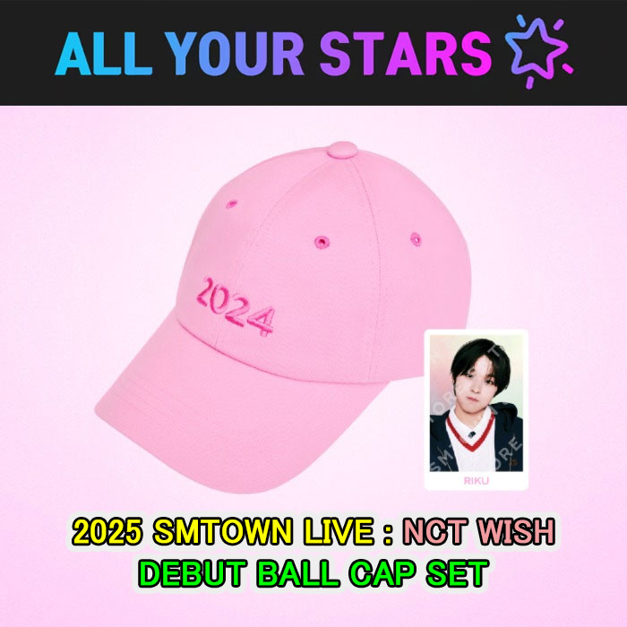 DEBUT BALL CAP SET) NCT WISH - 2025 SMTOWN LIVE MD KPOP グッズ