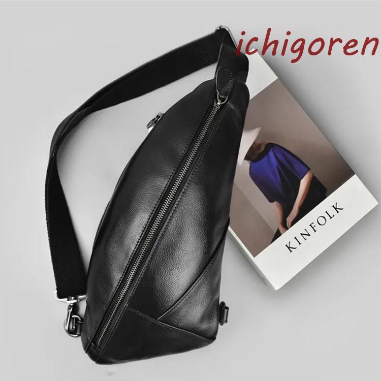 【期间限定】ボディバッグ メンズ 本革 2way 斜め掛け ショルダーバッグ 自転車 鞄 レザー ワンショルダー カジュアル 機能性
