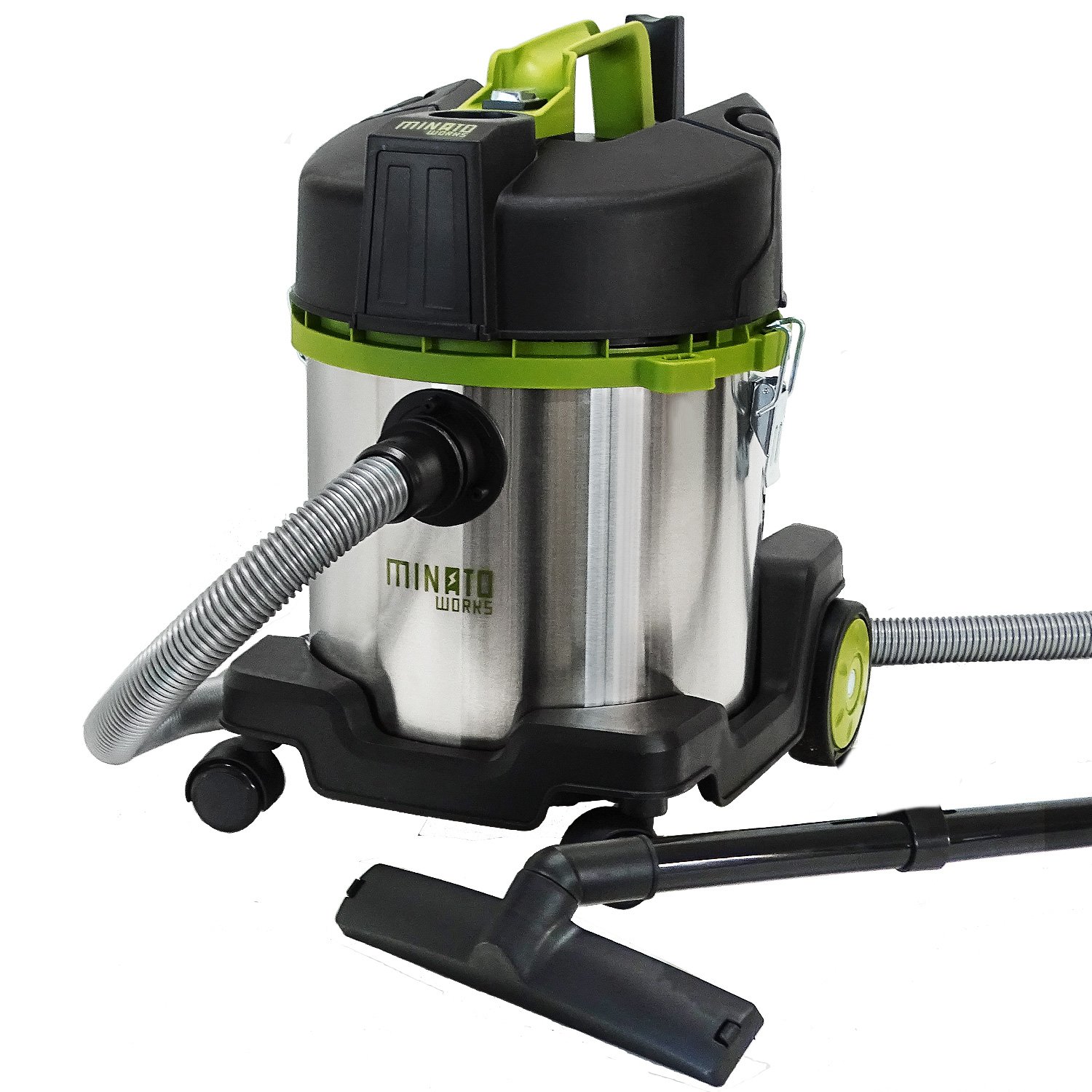 ミナト 乾湿両用 業務用 掃除機 バキュームクリーナー MPV-201 (容量20L/コード10m/ホース2m) 8,140円