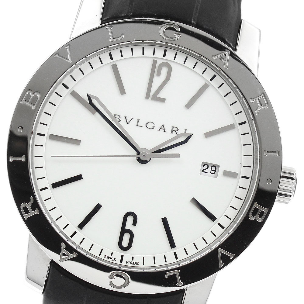 ブルガリ BVLGARI BB41S ブルガリブルガリ デイト 自動巻き メンズ 良品 保証書付き_954632【中古】