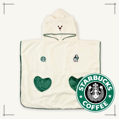 STARBUCKS公式 ビーチタオルポンチョ Bebedepino Beach Towel Pancho