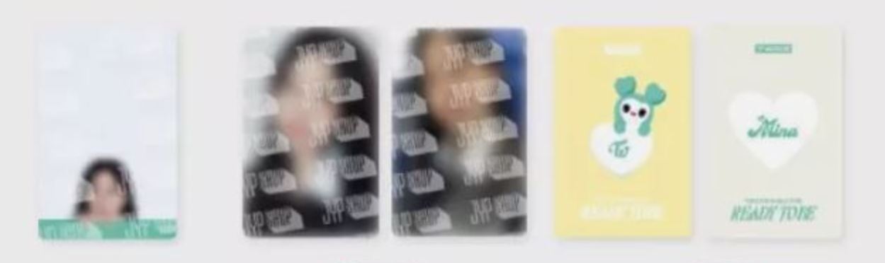 (未開封新品) (TWICE MINA コレクトブックセット) TWICE 5TH WORLD TOUR READY TO BE OFFICIAL MD GOODS COLLECT BOOK + 3