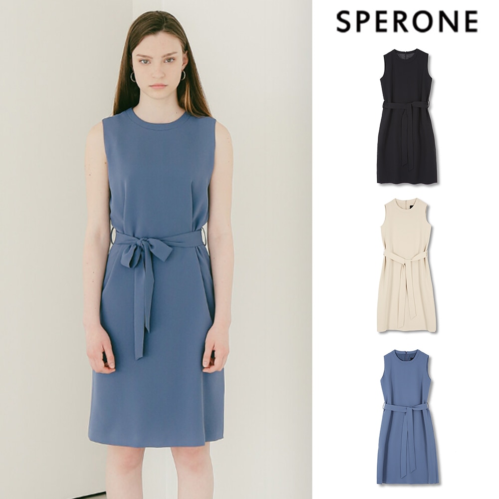 [SPERONE] Minimal Belted One Piece