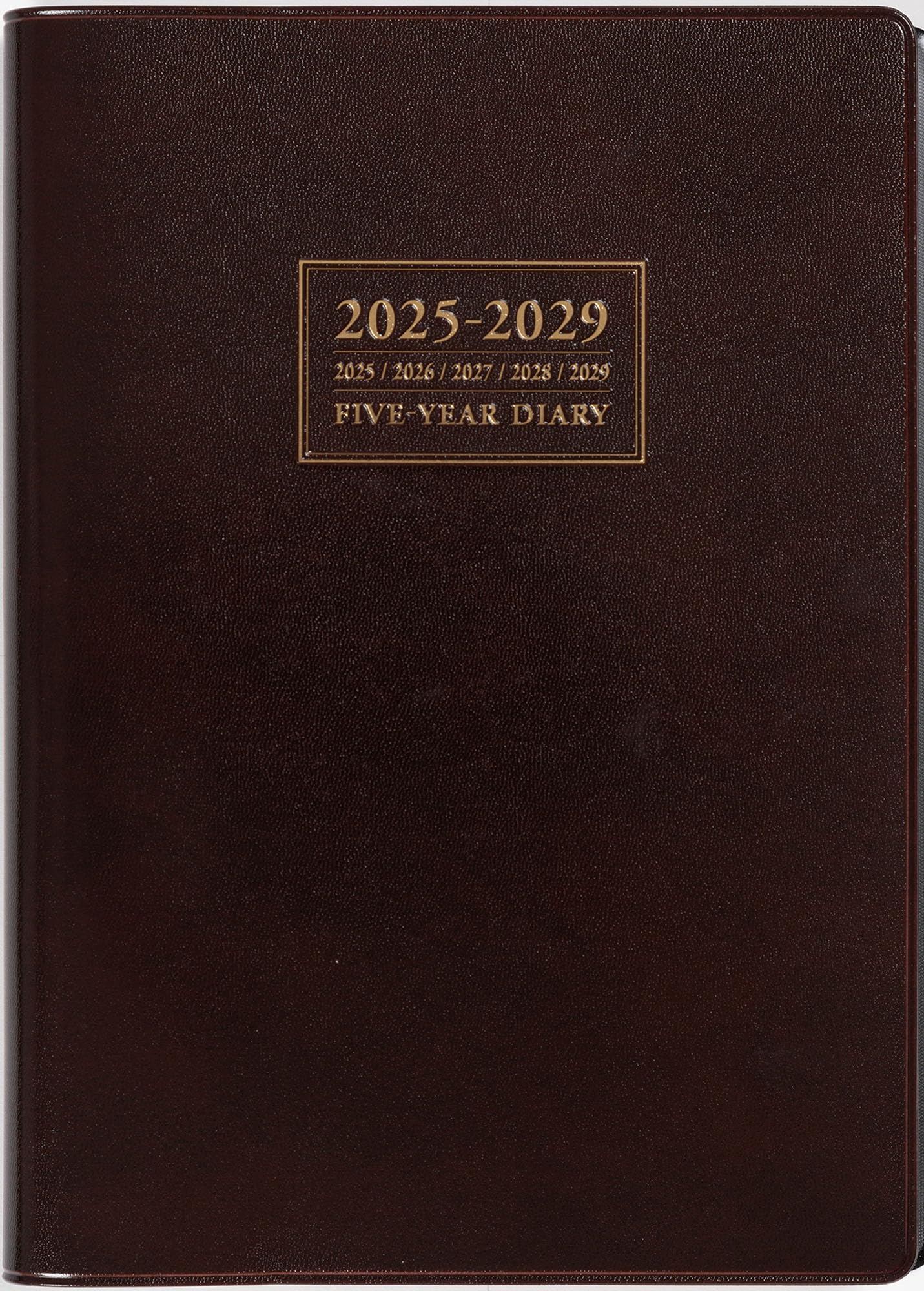高橋 手帳 2025年 A5 5年卓上日誌 茶 No.61 (2025年 1月始まり)