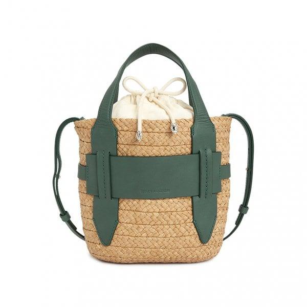 リパリ S 女性用トートバッグ BAG52276 NOUGAT EMERALD