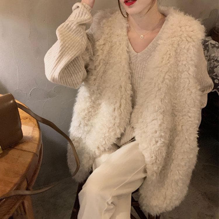 人気沸騰新柄追加 秋冬 レディース ファーコート 毛皮コート レディースコート フェイクファー アウター ファーベスト　暖かい 　通勤　レディースアウター