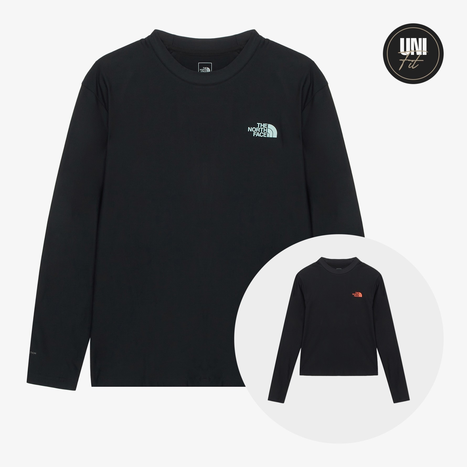 韓国正規品保証 関税負担なし NT7TR01A SPLASHY L S RASHGUARDデイリー 基本 着装 男子 女子 人気 韓国 ファッション 男女共用 アウトドア