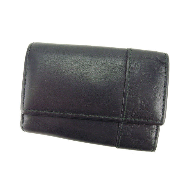 キーケース 6連キーケース グッチシマ ブラック 中古