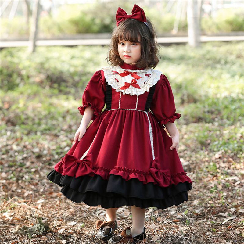 ハロウィン コスプレ 仮装 女の子 メイド服 キッズ ゴスロリ ロリータ ワンピース メイド セット 子供 ロリータ ワンピース 子供用 アイドル キャラクター アニメ 衣装 コスチューム ドレス ハ