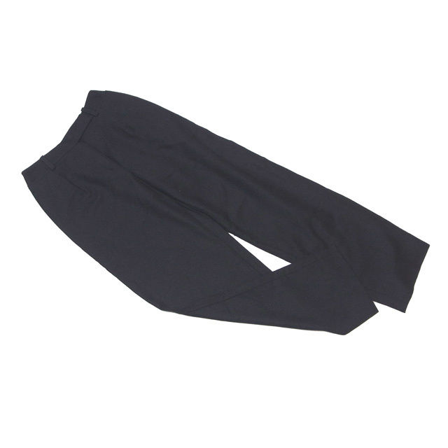 パンツ ワイドシルエット タック入り 4サイズ ダークグレー 中古