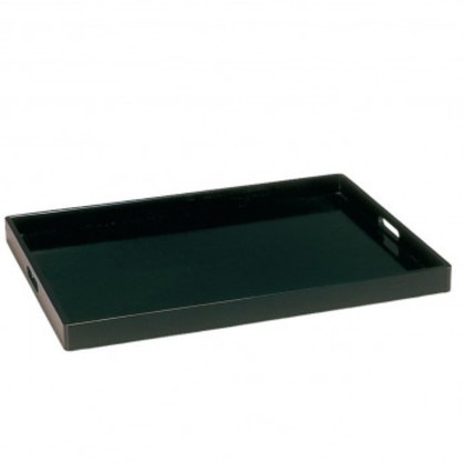 持手運び盆 木製 1尺9寸 黒 3706190100032