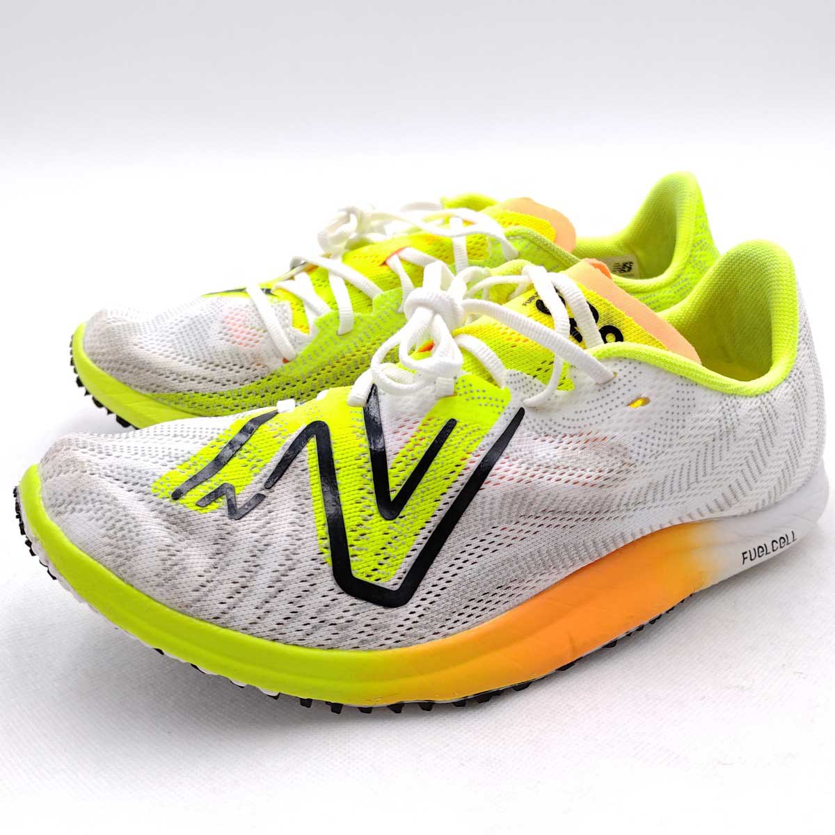 【中古】ニューバランス フューエルセル FuelCell 5280 v2 WB2 陸上 ランニング レーシングシューズ 24.5cm U5280WB2D メンズ NEW BALANCE