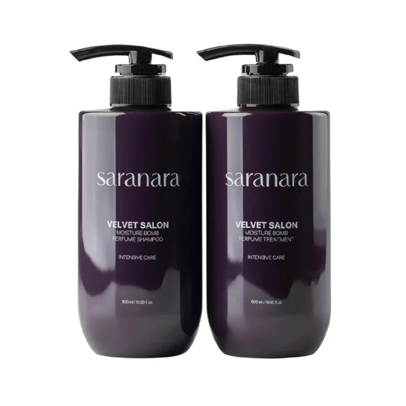ベルベットサロンタンパク質&保湿シャンプー,500ml + トリートメント,500ml