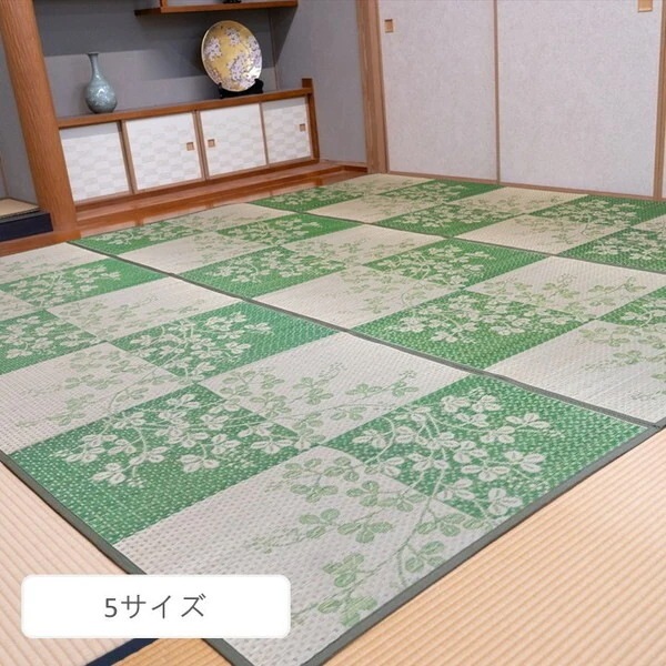1030450121402 敷物 帖物(い草) DX萩 GN 382×382cm メーカー直送