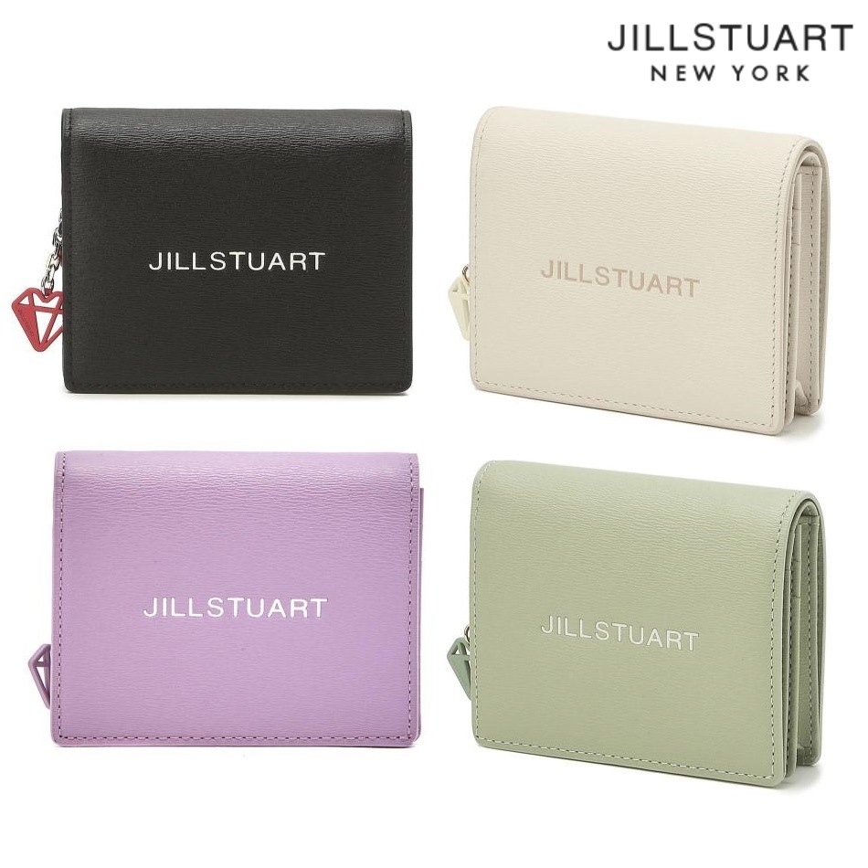 [Gelato] Leather petite charm 装飾 2段 bifold wallet 4色 コイン財布 カード財布 革財布 牛革 カップルアイテム 韓国人気 贈り物 カップル 新学期 女