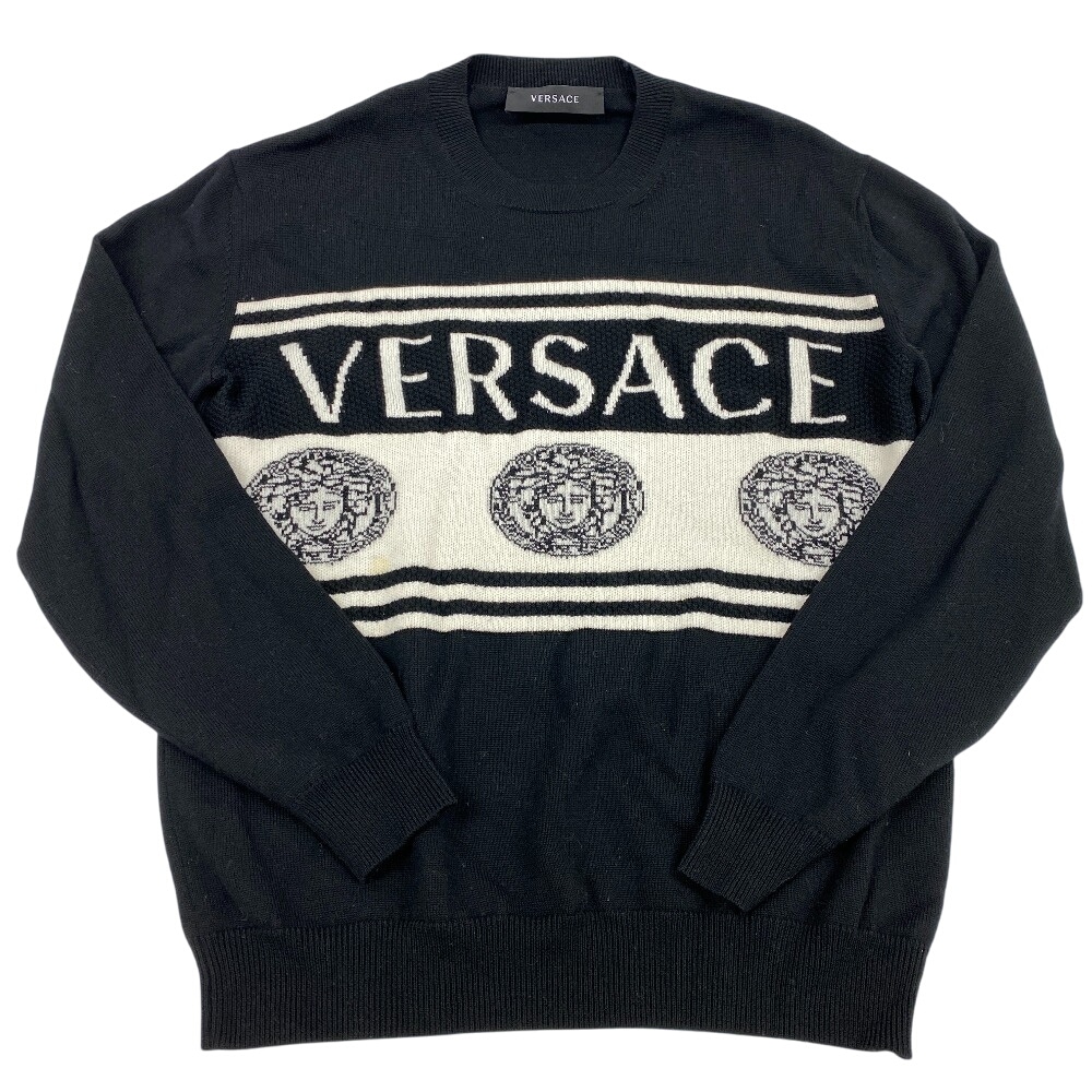 1002719 メデューサ ウール 48 ニット ニット ブラック メンズ ブランド