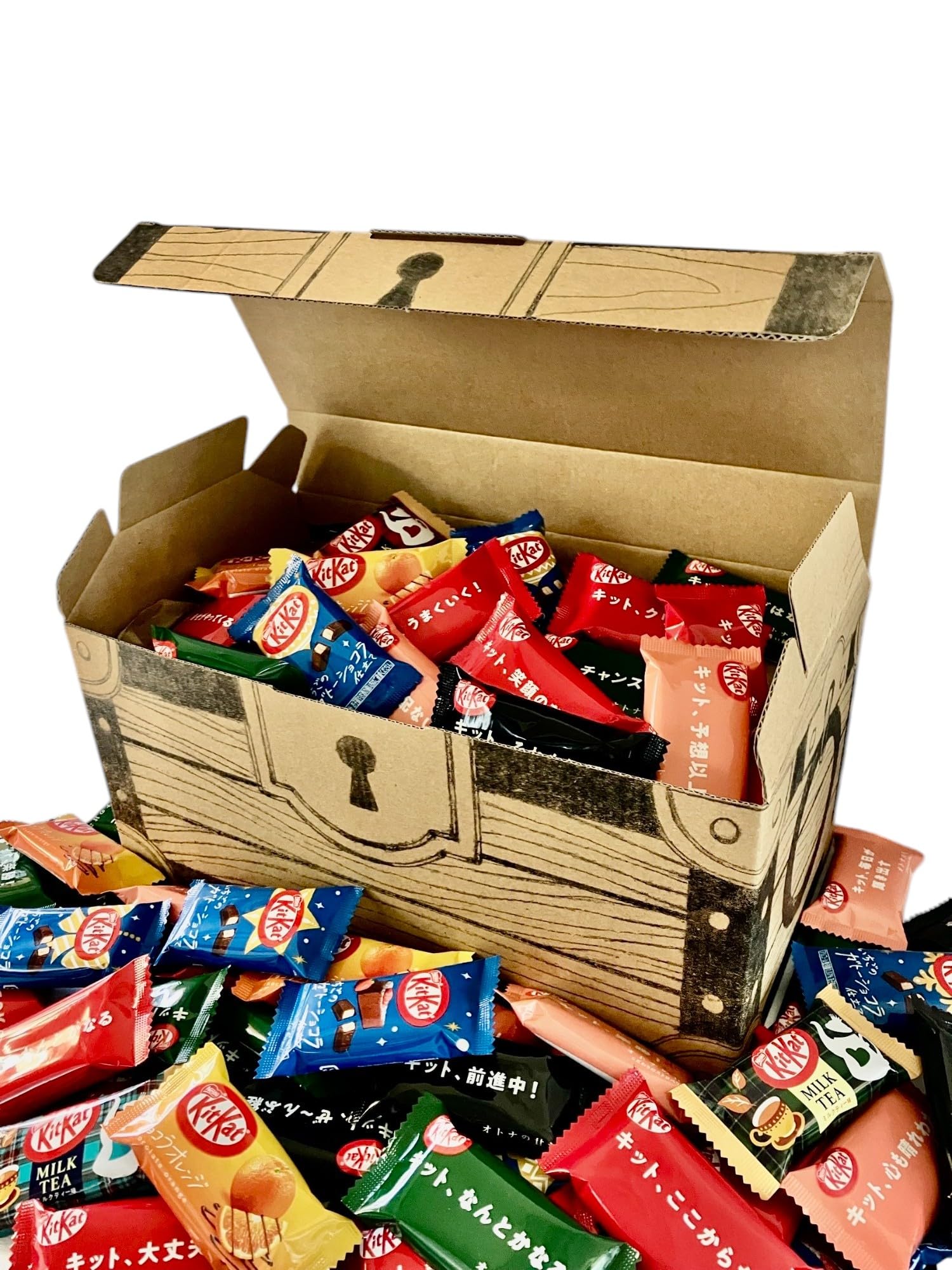 【季節限定品】キットカット ミニ 詰め合わせ 7種 冬限定アソート 合計1kg 業務用 大容量 バラエティ 大袋 個包装 宝箱 プレゼント