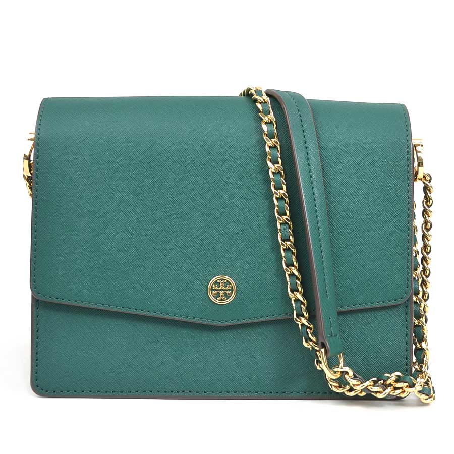 トリーバーチ Tory Burch ショルダーバッグ レザー グリーン レディース 56436a