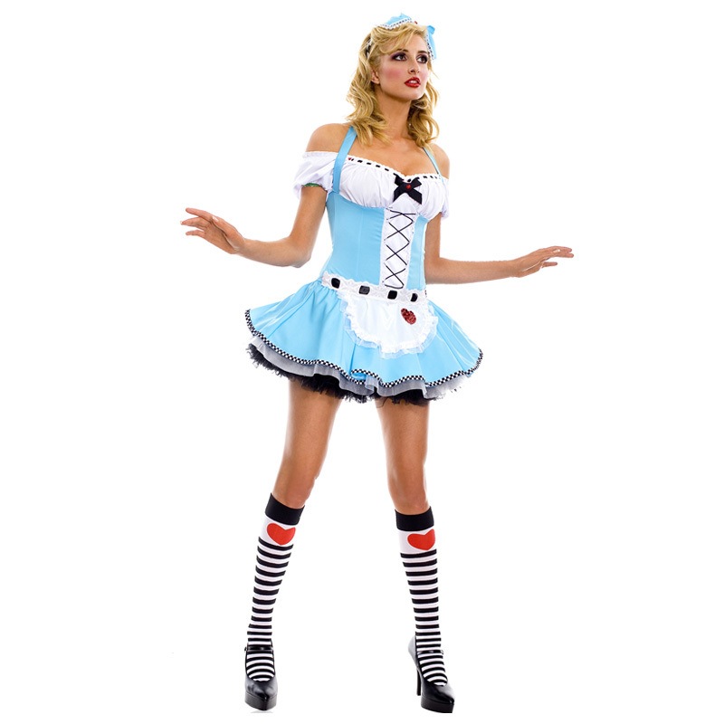 [残り1点のみ] コスプレ 仮装 セクシーアリスコスチューム SM 【 コスプレ 衣装 ハロウィン 仮装 コスチューム セクシー 不思議の国のアリス グッズ ドレス 童話 大人用 パーティーグッズ お