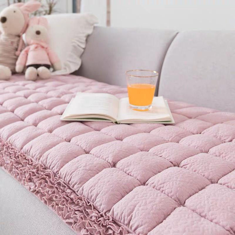 2枚購入で200円OFF 秋冬の新商品おすすめ 畳クッション ソファークッション ソファーカバー マット かけるだけ 2人掛け 滑り止め ラグ ベッドカバー カーペット 四季通用 洗える 今日の活 5,136円