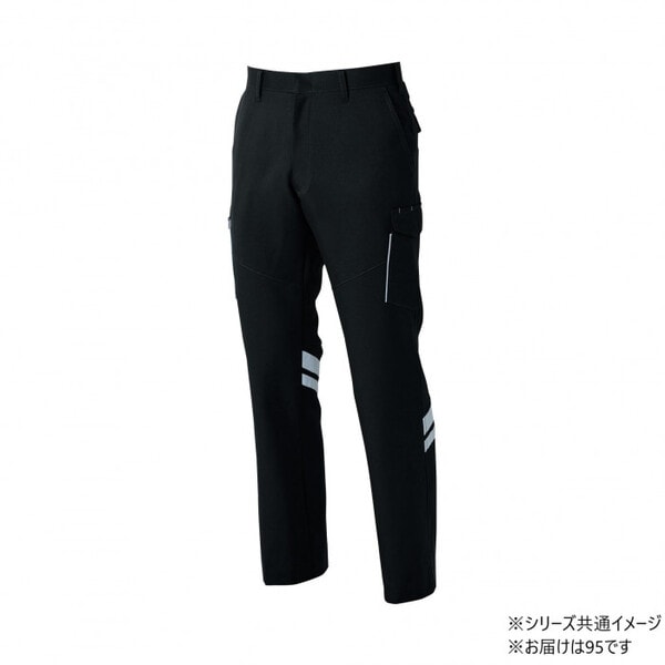 966 カーゴパンツ(反射材付き) 95サイズ ブラック(4) SOWA