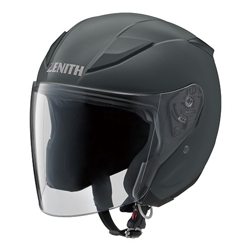 バイクヘルメット ジェット YJ-20 ZENITH ラバートーンブラック Mサイズ 57-58cm YJ20RTBKM