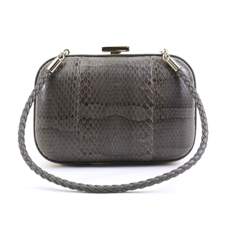 グッチ GUCCI ハンドバッグ クラッチバッグ パイソン グレー レディース 258237 h30611a 42,770円