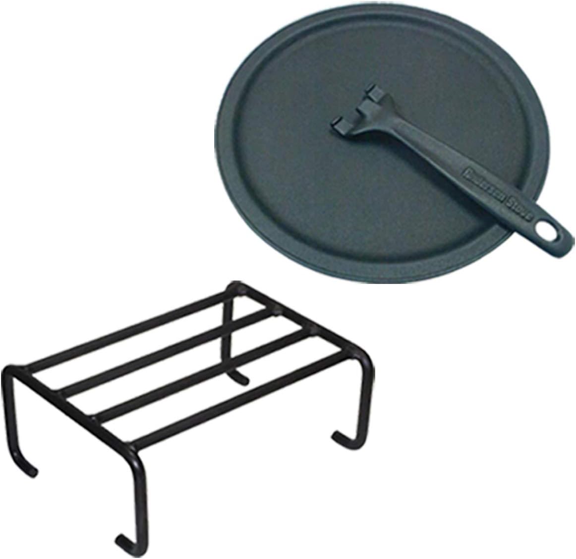 ピザパン・ハンドル セット + クッキングスタンド L 薪ストーブ ピザ 料理 調理 鉄 鋳物