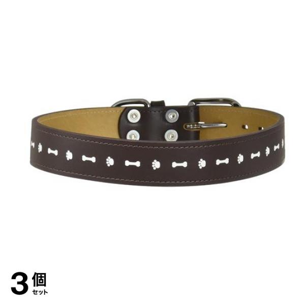 岡野製作所 リフレクトレザーカラー 1個入 (#30L ブラウン) 3個セット