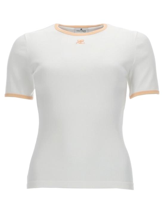 COURREGES Women Tops 125JTS017 JS0203B256 WHITE