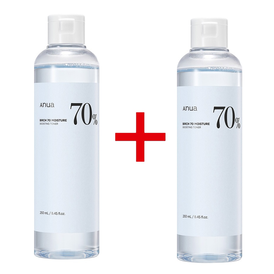 シラカバ 70% 水分ブースティングトナー250ml + 250ml(水分保湿)