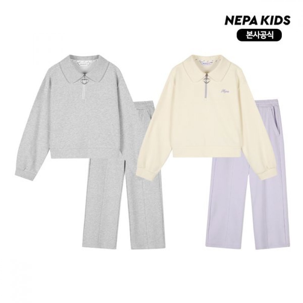 (ネパキッズ) ネパキッズ/ヘッドセット KL65908 女の子用カラースウェットシャツセット