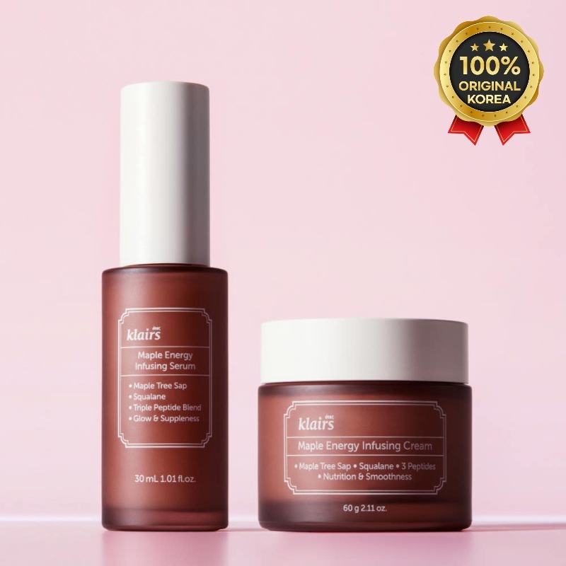メープル エネルギー インフュージング セラム 30ml/毛穴シロップセラム+メイプル エナジー インフュージングクリーム 60g/メープル3Dバリアクリーム