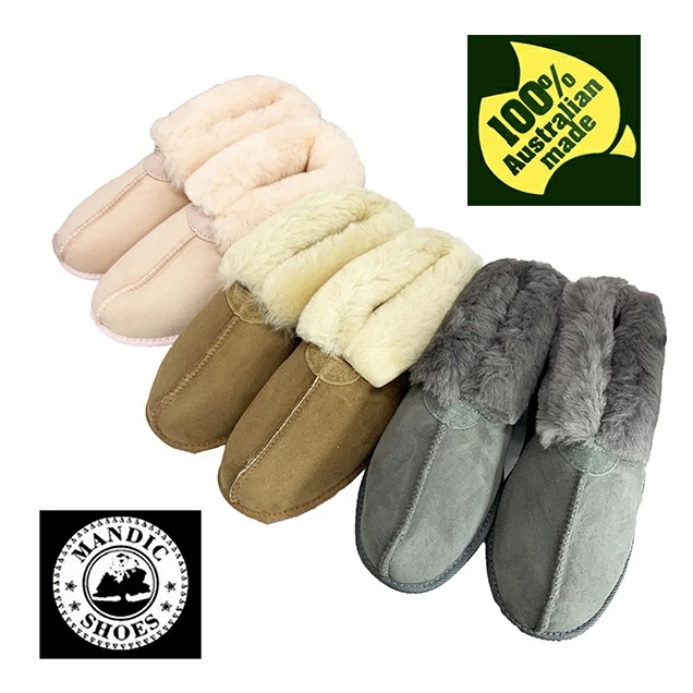 100%オーストラリアンメイド ムートンスリッパ ブーツタイプ Mandic Shoes社製