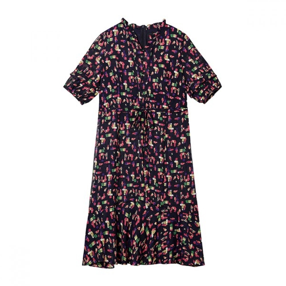 [アナルドバシーニ] (アナルドヴァッシーニ) ジャカードシフォンドレス (AX06OP23M) 7,681円