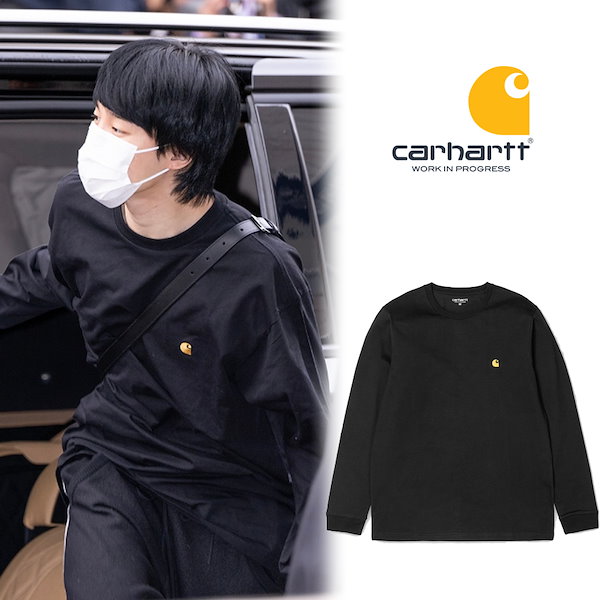 【メガ割引】 CARHARTT wip L/S CHASE T-SHIRT 韓国正規品 JIMIN ジミン 着用 カーハート