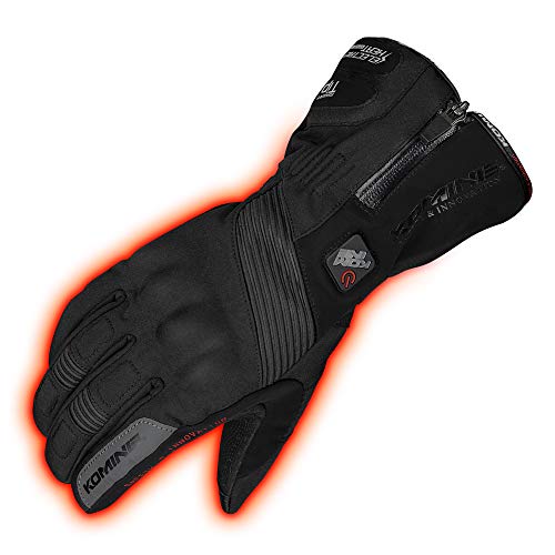 コミネ(KOMINE) バイク用 エレクトリックヒートグローブ-カシウス ブラック 2XL GK-8