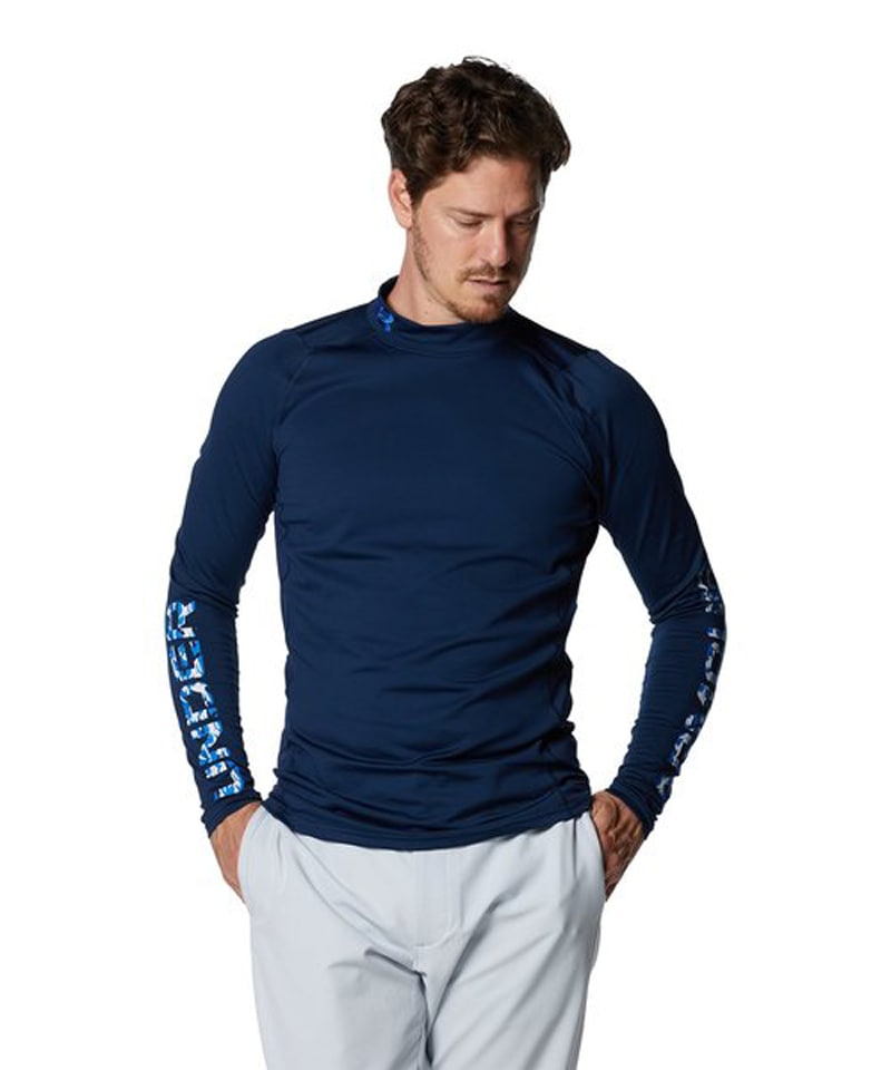 アンダーアーマー 1375336-408-XL コールドギア フィッティド ロングスリーブ モック シャツ（Academy/VersaBlue・サイズ：XL） 1375336408XL