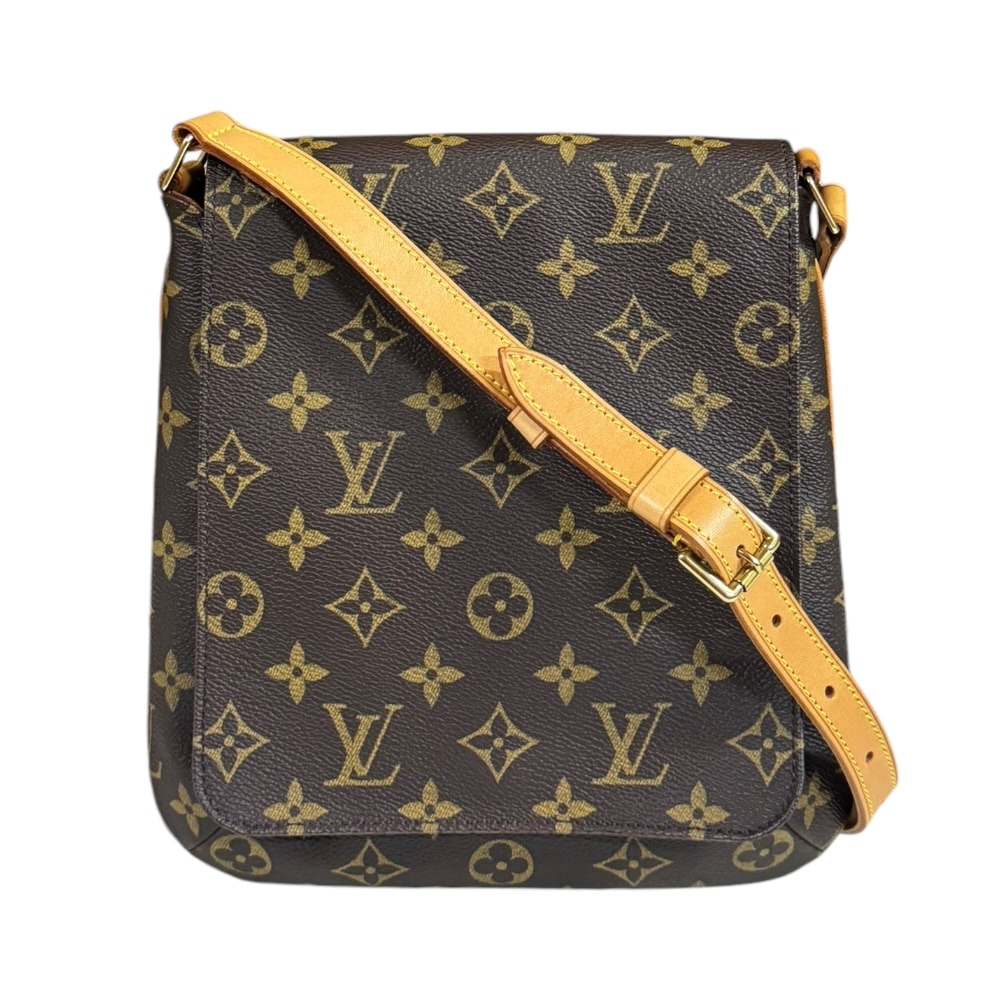 ルイヴィトン ミュゼットサルサ モノグラム ショルダーバッグ モノグラムキャンバス M51258 ブラウン LOUIS VUITTON 中古