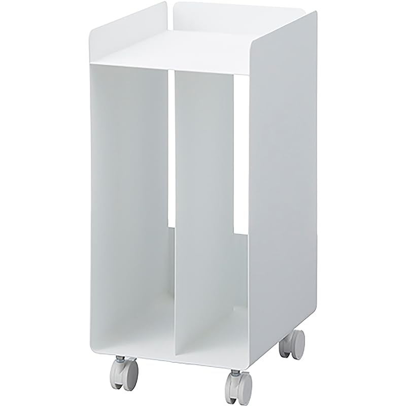 山崎実業(Yamazaki) 【 完成品 キャスターのみ取り付け 】 ピアノ下 楽譜 収納ワゴン ホワイト 約W20D25H43.5cm(キャスター含む) タワー tower キャスター付き ファ 8,467円