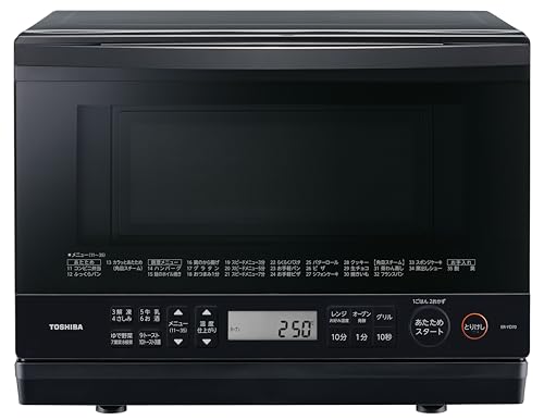 東芝(TOSHIBA) スチーム オーブンレンジ 石窯ドーム 26L ER-YD70(K) ブラック フラットテーブル 26,309円