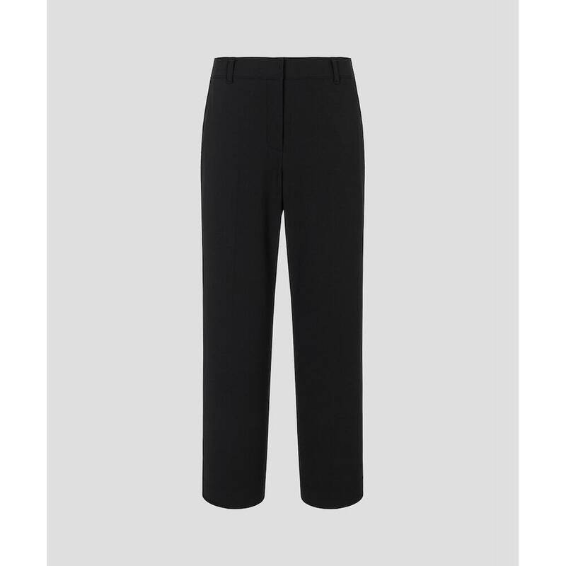 BEANPOLE LADIES ストレートクロップドチノパンツ ブラック (BF6421C335) BF6421C335 377271