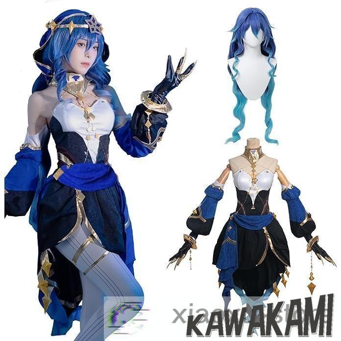 最安値挑戦 原神 コスプレ レイラ コスプレ 衣装 ウィッグ 靴