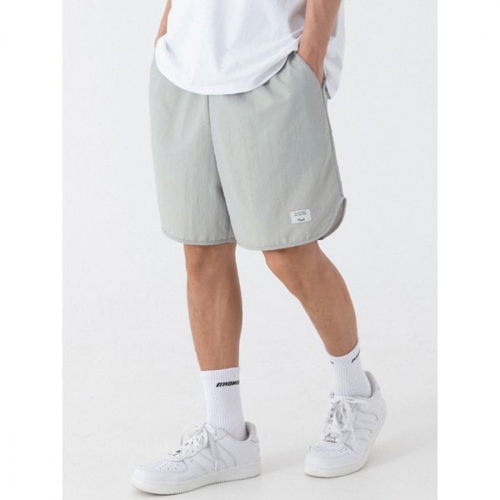 [Pianer] ナイロンステッチスプリットショーツ (ライトグレー)